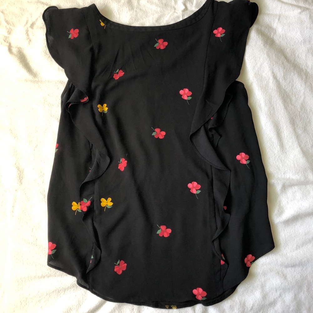 LOFT floral blouse